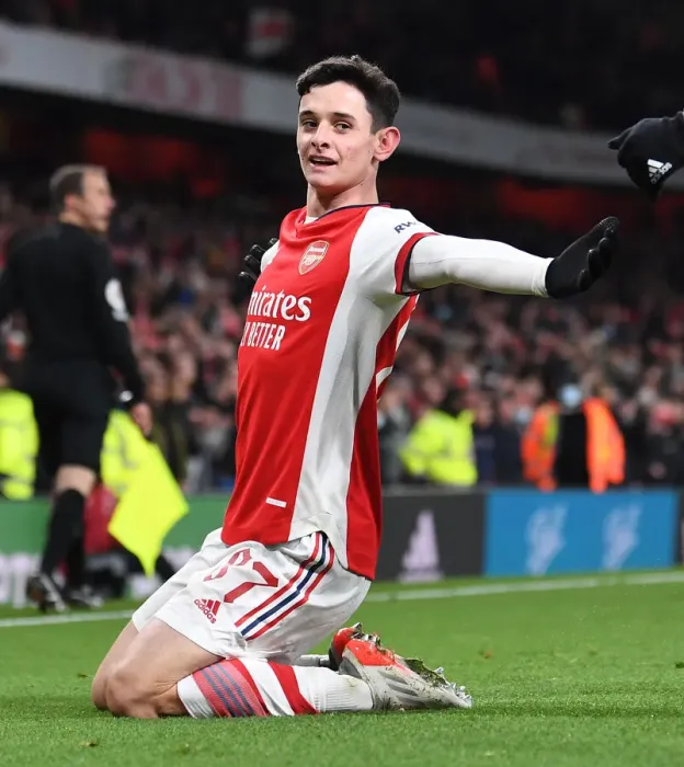 Framed Print : Charlie Patino's Sensational Fifth Goal: Arsenal's Dominance in Carabao Cup Quarterfinals vs. Sunderland
