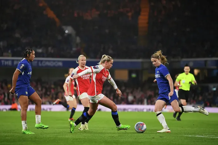 Framed Print : Chelsea FC v Arsenal FC - Barclays Women's Super League