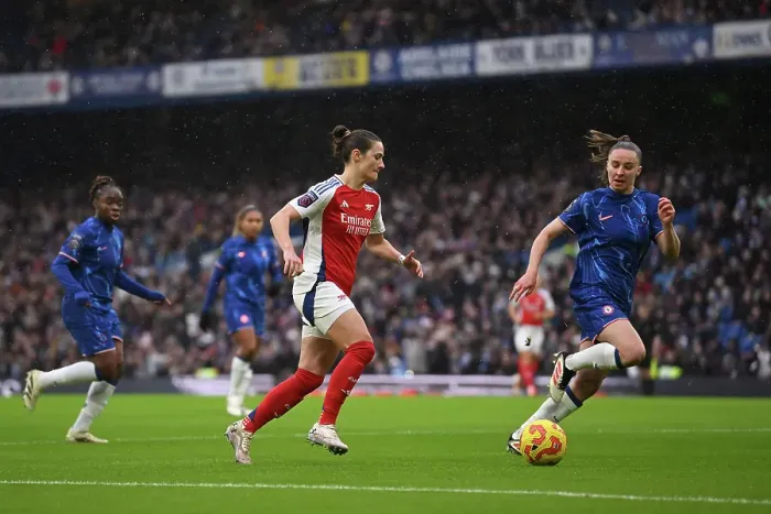 Framed Print : Chelsea FC v Arsenal FC - Barclays Women's Super League