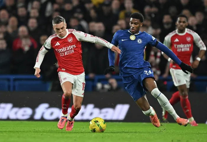 Framed Print : Chelsea v Arsenal - Carabao Cup Semi Final First Leg