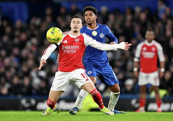 Framed Print : Chelsea v Arsenal - Carabao Cup Semi Final First Leg