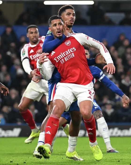 Framed Print : Chelsea v Arsenal - Carabao Cup Semi Final First Leg