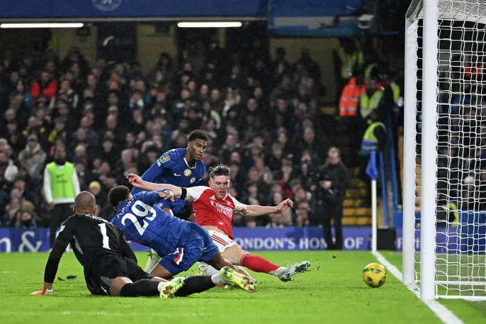 Framed Print : Chelsea v Arsenal - Carabao Cup Semi Final First Leg