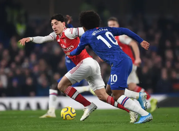 Framed Print : Chelsea vs Arsenal: Intense Rivalry in the Premier League - January 2020 Showdown at Stamford Bridge