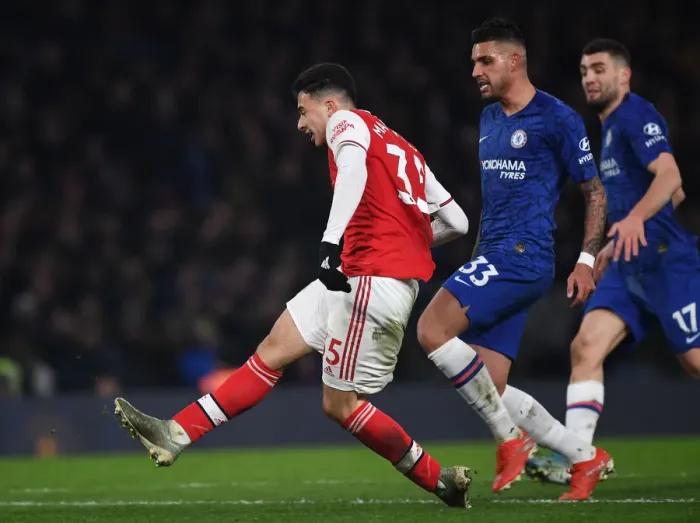 Framed Print : Chelsea vs Arsenal: Intense Rivalry in the Premier League - January 2020 (Stamford Bridge)