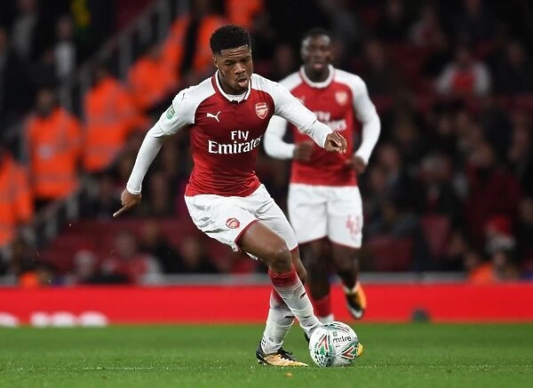 Chuba Akpom in Action: Arsenal vs Norwich City - Carabao Cup 2017-18