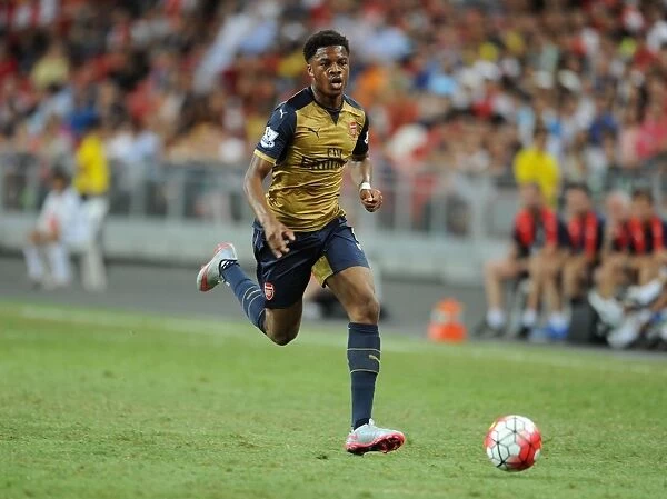 Chuba Akpom in Action: Arsenal vs Singapore XI, Barclays Asia Trophy, 2015