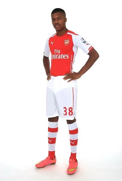 Chuba Akpom at Arsenal FC Photocall (2014-15)