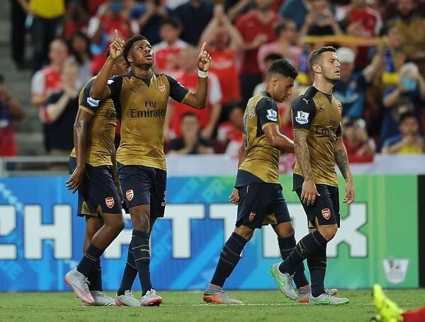 Chuba Akpom Scores the Winner: Arsenal Claims Barclays Asia Trophy over Singapore XI