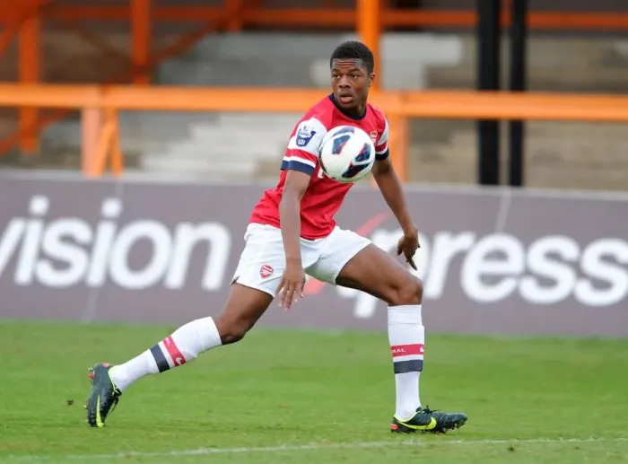 Framed Print : Chuba Akpom Shines: Arsenal's Young Star Leads Victory over Marseille in NextGen Series