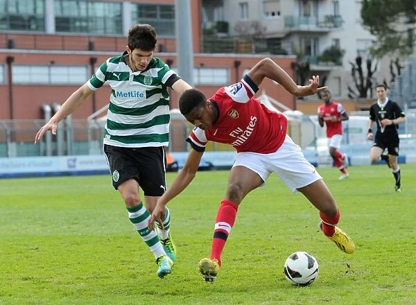 Chuba Akpom vs. Tobias Figeiredo: Clash in the NextGen Series 3rd Place Play Off between Arsenal U19 and Sporting Lisbon U19