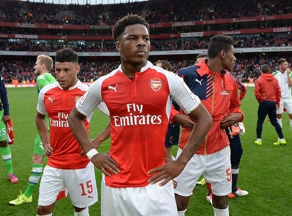 Chuba Akpom's Reaction: Arsenal's Emirates Cup Clash Against Wolfsburg (2015 / 16)