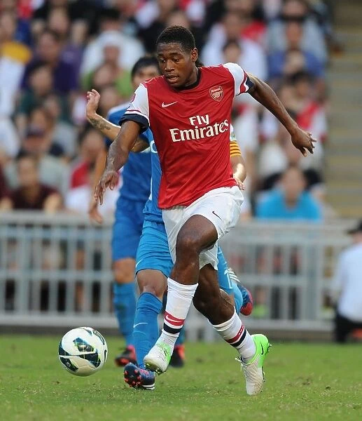 Chuks Aneke in Action: Arsenal's Pre-Season Clash with Kitchee FC, 2012