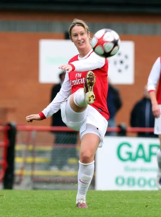 Framed Print : Ciara Grant (Arsenal). Arsenal Ladies 9: 0 ZFK Masinac. UEFA Womens Champions League