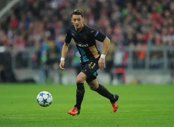 Framed Print : Clash at the Allianz Arena: Mesut Ozil Faces His Former Team - Bayern Munich vs Arsenal, UEFA Champions League (2015) Framed Print : Clash at the Allianz Arena: Mesut Ozil Faces His Former Team - Bayern Munich vs Arsenal, UEFA Champions League (2015)