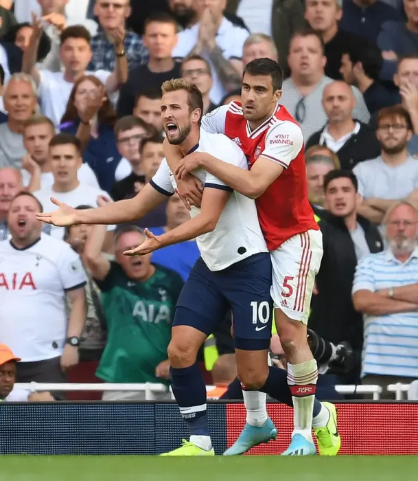 Framed Print : Clash of the Capital Rivals: Arsenal vs. Tottenham, Premier League 2019-20