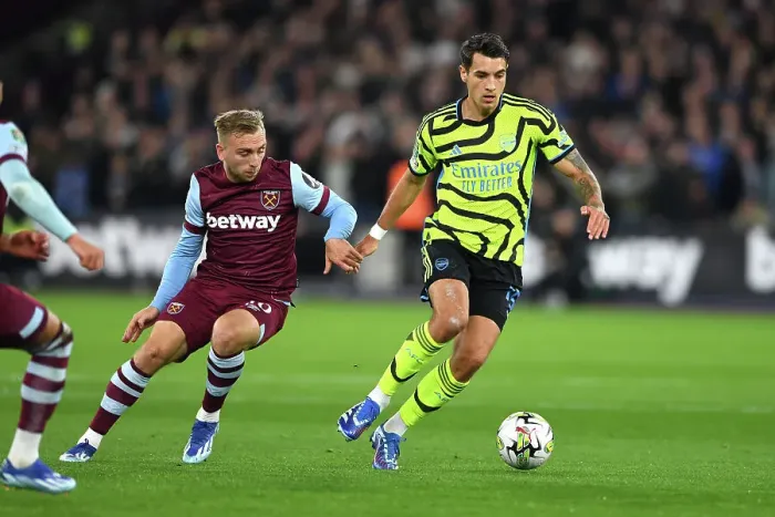 Framed Print : Clash of the Capitals: West Ham vs. Arsenal in the Carabao Cup Battle