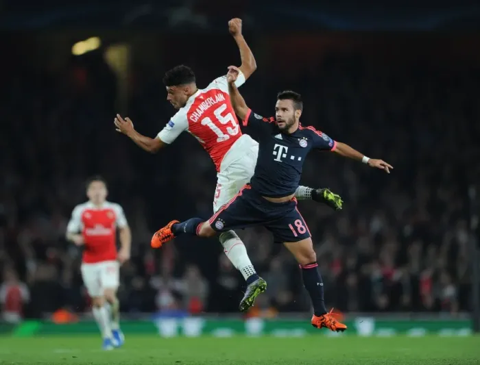 Framed Print : Clash of Champions: Arsenal FC vs. FC Bayern Munich (2015) Framed Print : Clash of Champions: Arsenal FC vs. FC Bayern Munich (2015)