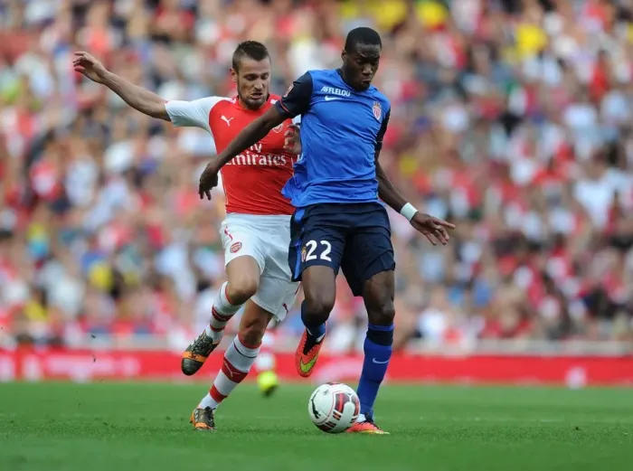 Framed Print : Clash of Champions: Debuchy vs. Kondogbia - Arsenal vs. AS Monaco, Emirates Cup 2014 Framed Print : Clash of Champions: Debuchy vs. Kondogbia - Arsenal vs. AS Monaco, Emirates Cup 2014