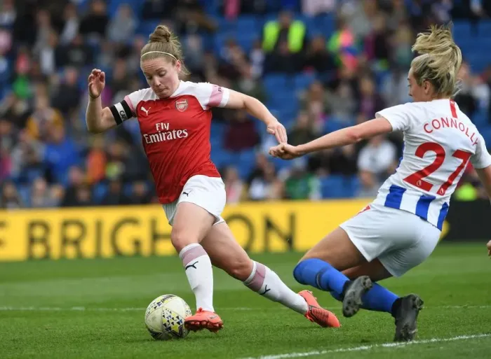 Framed Print : Clash of Champions: Kim Little vs. Megan Connolly - FA WSL Showdown