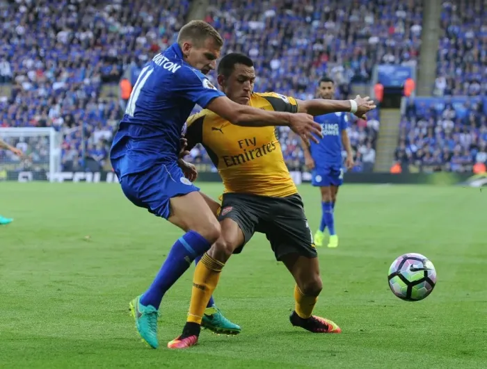 Framed Print : Clash of Champions: Sanchez vs Albrighton - Arsenal vs Leicester City, Premier League 2016-17: A Battle of Wings Framed Print : Clash of Champions: Sanchez vs Albrighton - Arsenal vs Leicester City, Premier League 2016-17: A Battle of Wings