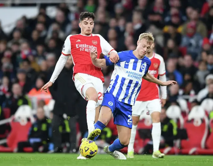 Framed Print : Clash at the Emirates: Arsenal vs Brighton & Hove Albion, 2023-24 Premier League Framed Print : Clash at the Emirates: Arsenal vs Brighton & Hove Albion, 2023-24 Premier League