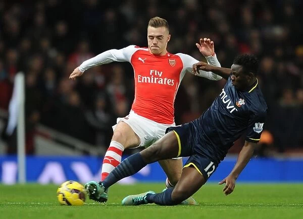 Clash at Emirates: Chambers vs. Wanyama, Arsenal vs. Southampton, Premier League 2014-15
