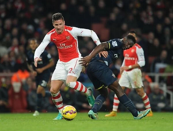 Clash at Emirates: Giroud vs. Wanyama, Arsenal vs. Southampton (2014-15)