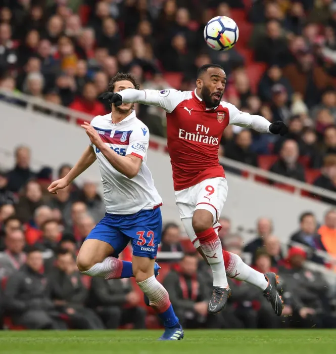 Framed Print : Clash at the Emirates: Lacazette vs. Sobhi, Arsenal vs. Stoke City, Premier League Framed Print : Clash at the Emirates: Lacazette vs. Sobhi, Arsenal vs. Stoke City, Premier League