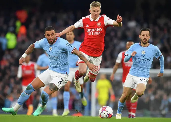 Framed Print : Clash at the Etihad: Manchester City vs. Arsenal - Premier League Showdown