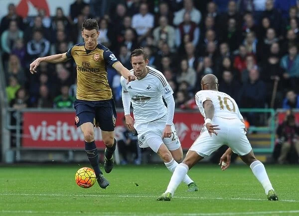 Clash of Forces: Koscielny vs. Sigurdsson & Ayew - A Battle at the Heart of Swansea v Arsenal (2015-16)