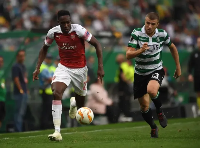 Framed Print : Clash of the Forwards: Welbeck vs Petrovic, UEFA Europa League Battle