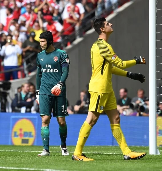 Clash of the Goalkeepers: Cech vs. Courtois - FA Community Shield Showdown