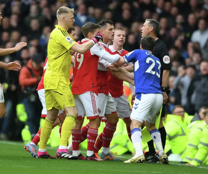 Framed Print : Clash at Goodison Park: Everton vs. Arsenal, Premier League 2022-23 Framed Print : Clash at Goodison Park: Everton vs. Arsenal, Premier League 2022-23