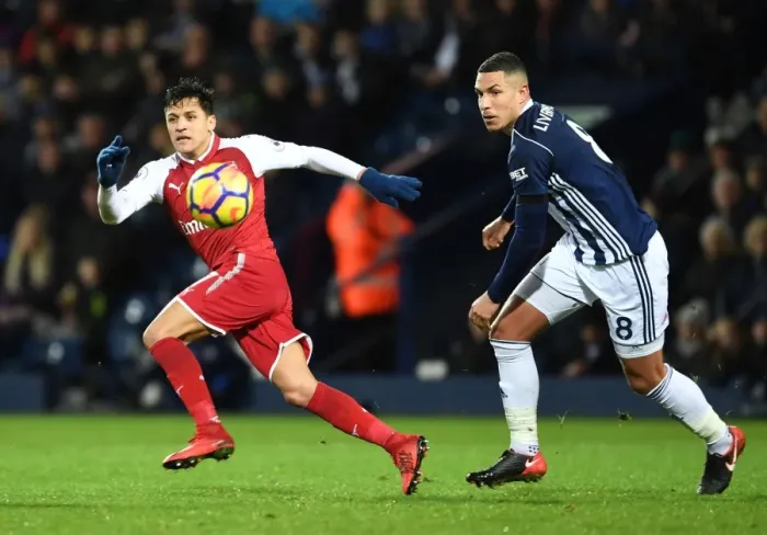 Framed Print : Clash at The Hawthorns: Sanchez vs. Livermore, Arsenal vs. West Bromwich Albion (2017-18) Framed Print : Clash at The Hawthorns: Sanchez vs. Livermore, Arsenal vs. West Bromwich Albion (2017-18)