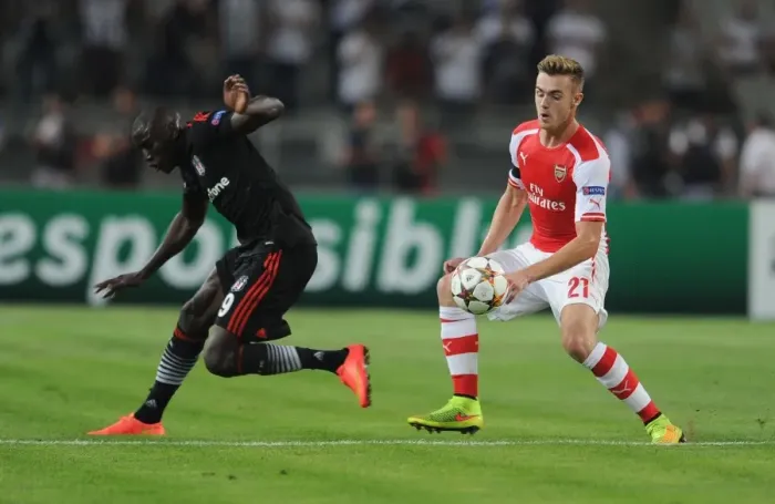 Framed Print : Clash in Istanbul: Calum Chambers Faces Off Against Demba Ba in Arsenal's UEFA Champions League Battle vs Besiktas Framed Print : Clash in Istanbul: Calum Chambers Faces Off Against Demba Ba in Arsenal's UEFA Champions League Battle vs Besiktas