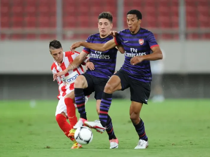 Framed Print : Clash at Karaiskakis: Bellerin and Hayden Battle Lyras in NextGen Series Match Framed Print : Clash at Karaiskakis: Bellerin and Hayden Battle Lyras in NextGen Series Match
