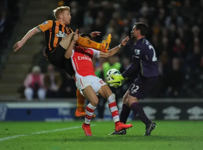 Framed Print : Clash at KC Stadium: Premier League Showdown - Arsenal vs. Hull City, May 2015 Framed Print : Clash at KC Stadium: Premier League Showdown - Arsenal vs. Hull City, May 2015