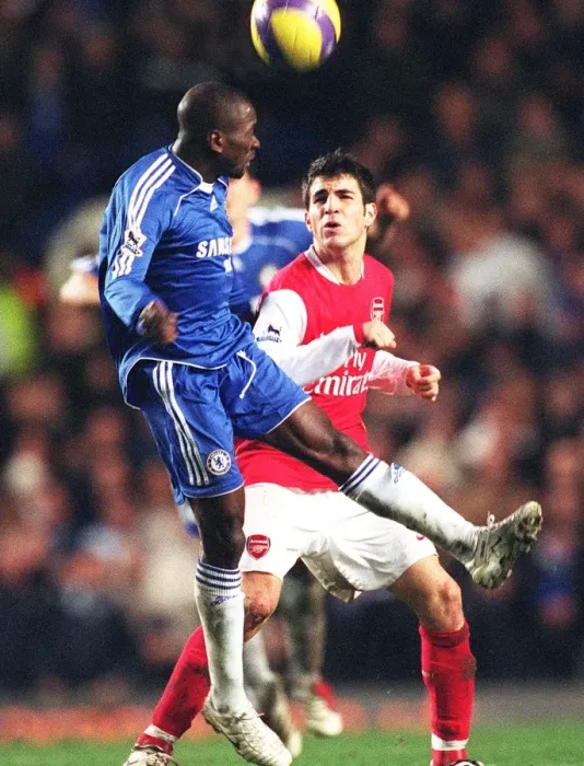 Framed Print : Clash of Legends: Fabregas vs. Makelele - The Battle of Stamford Bridge, 2006 Framed Print : Clash of Legends: Fabregas vs. Makelele - The Battle of Stamford Bridge, 2006