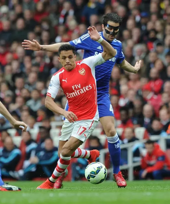 Framed Print : Clash of the Legends: Sanchez vs. Fabregas - Arsenal vs. Chelsea, Premier League 2015 Framed Print : Clash of the Legends: Sanchez vs. Fabregas - Arsenal vs. Chelsea, Premier League 2015