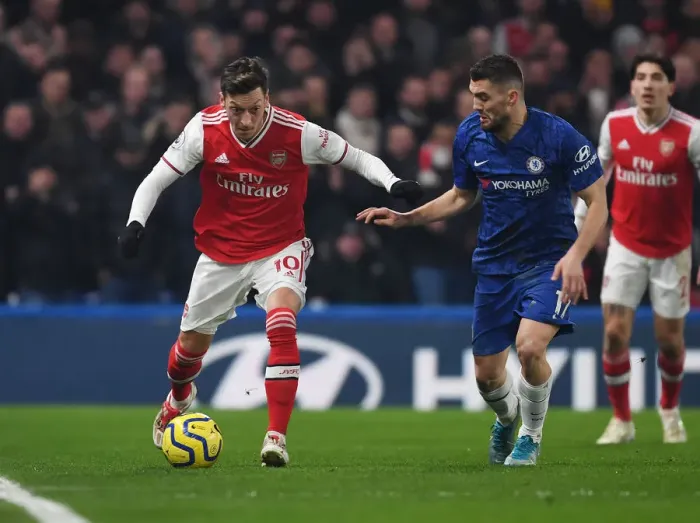 Framed Print : Clash of London Giants: Chelsea vs Arsenal, Premier League Showdown at Stamford Bridge (January 2020)