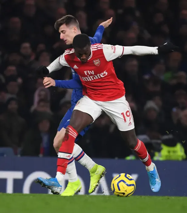 Framed Print : Clash of the London Giants: Chelsea vs Arsenal, Premier League Showdown at Stamford Bridge (January 2020)