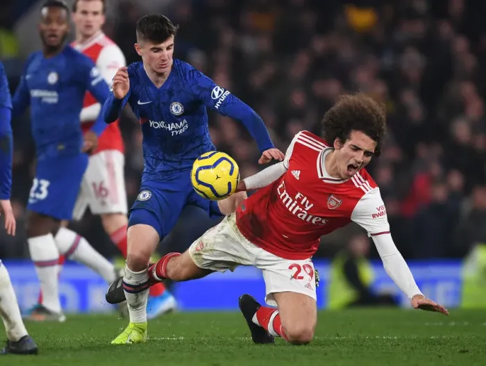 Framed Print : Clash of the London Giants: Chelsea vs Arsenal, Premier League Showdown at Stamford Bridge (January 2020)