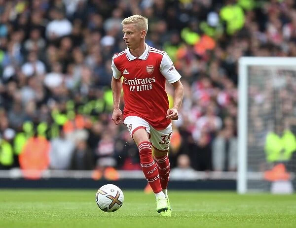 Clash of the London Giants: Zinchenko in Action as Arsenal Face Off Against Tottenham