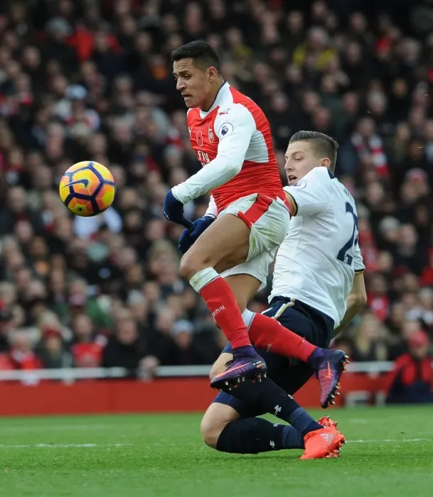 Framed Print : Clash of the London Rivals: Arsenal vs. Tottenham in the Premier League