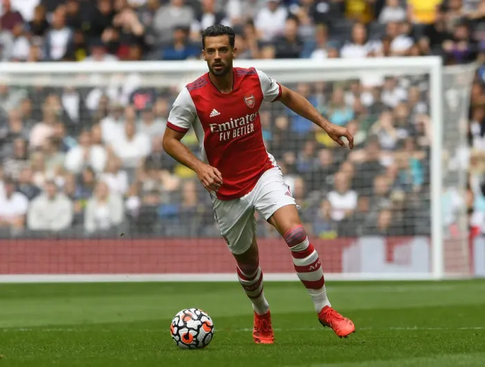 Framed Print : Clash of London Rivals: Pablo Mari in Action - Tottenham vs. Arsenal