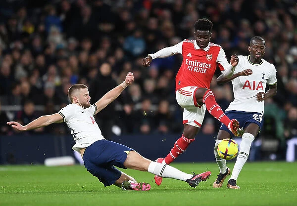 Clash of London Rivals: Tottenham vs. Arsenal - Saka vs. Dier Battle in the Premier League