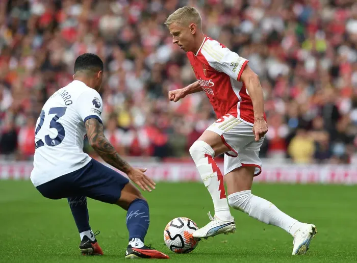Framed Print : Clash of the London Rivals: Zinchenko vs. Porro - Arsenal vs. Tottenham (2023-24) Framed Print : Clash of the London Rivals: Zinchenko vs. Porro - Arsenal vs. Tottenham (2023-24)