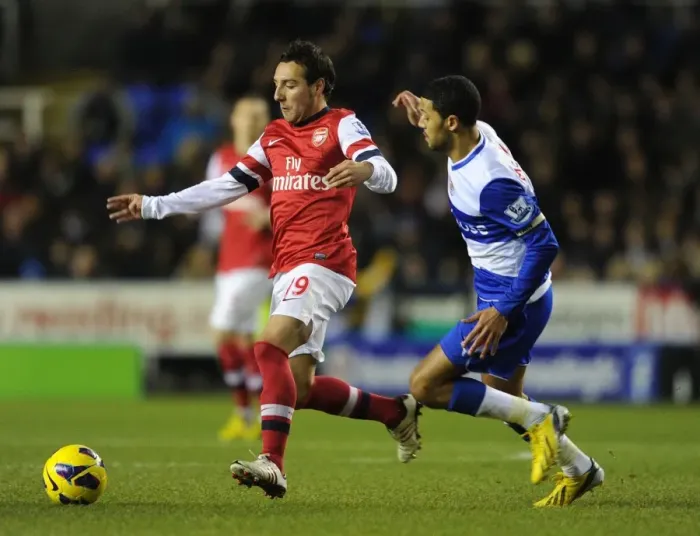 Framed Print : Clash at the Madejski: Cazorla vs McAnuff in Reading v Arsenal, 2012-13 Premier League Framed Print : Clash at the Madejski: Cazorla vs McAnuff in Reading v Arsenal, 2012-13 Premier League