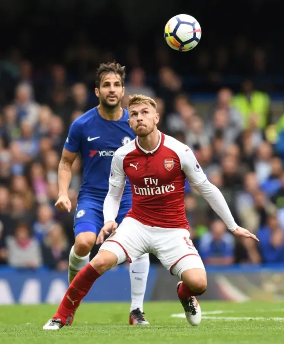Framed Print : Clash of the Midfield Legends: Ramsey vs. Fabregas, Chelsea vs. Arsenal, Premier League 2017-18 Framed Print : Clash of the Midfield Legends: Ramsey vs. Fabregas, Chelsea vs. Arsenal, Premier League 2017-18